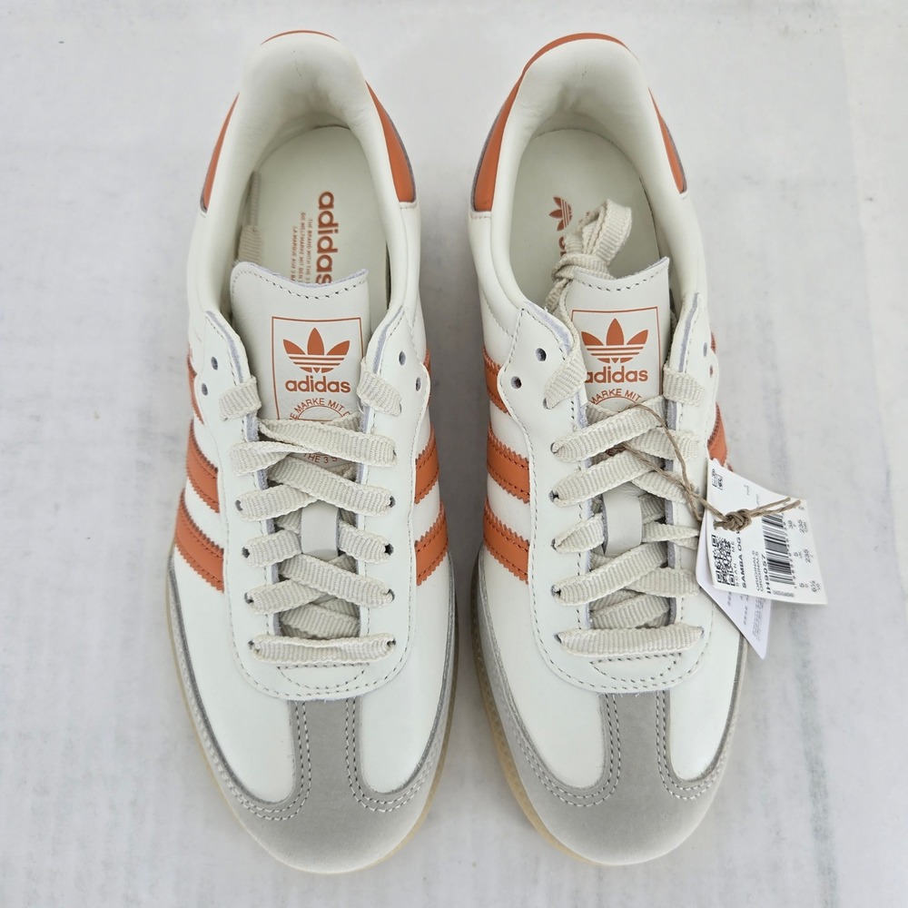 Adidas Samba OG W Off White Dusty Orange Gum IH9057 Womens 6.5 New - Picture 10 of 14